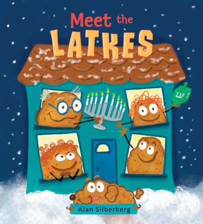 Cover art for Meet the Latkes, a great holiday book.