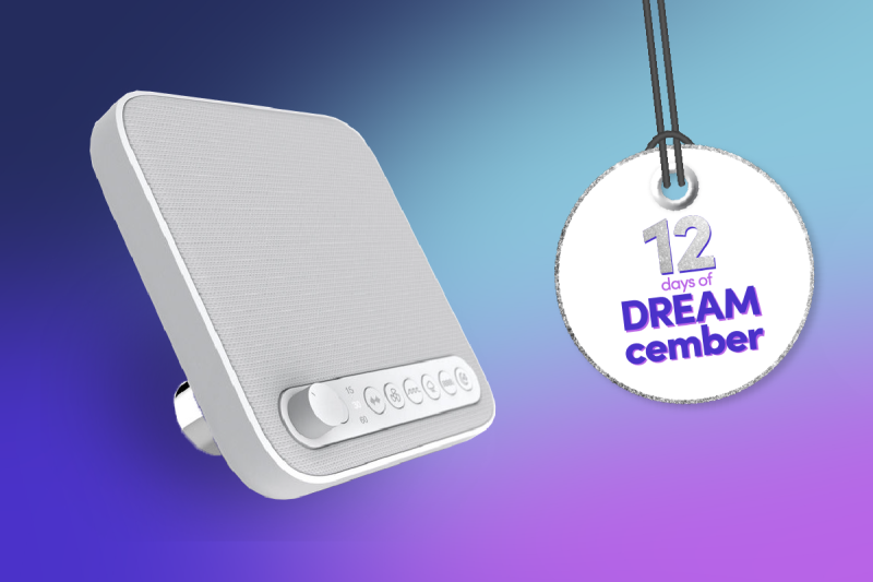 DREAMcember graphic showing a sleep therapy machine.
