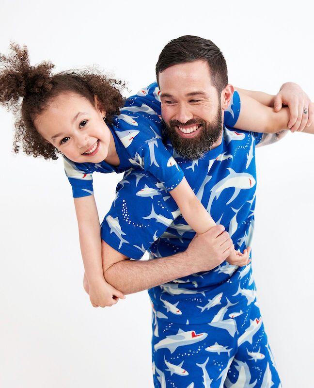 Hanna Andersson Matching Family Shark Pajamas
