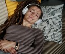 woman listening to a bedtime story