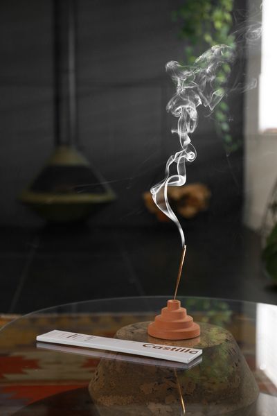Meso incense holder for sleep and relaxation.