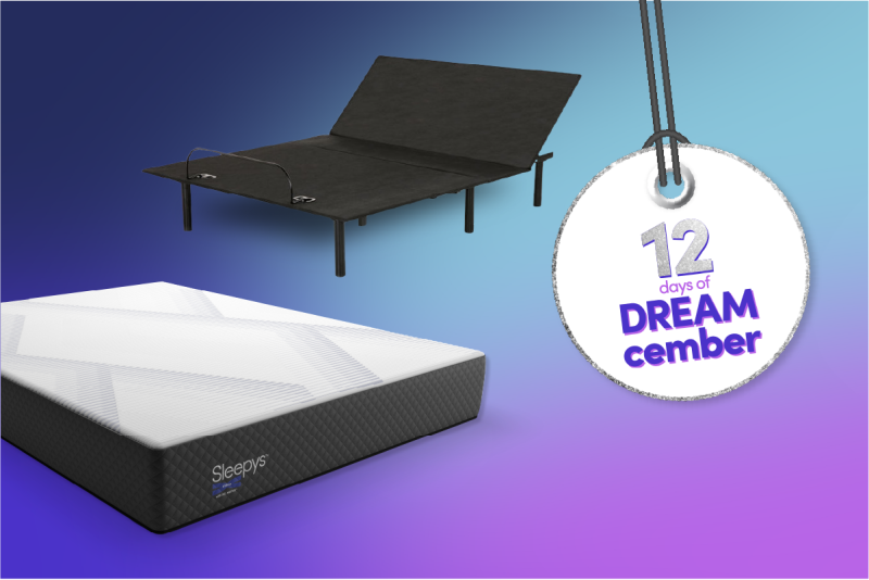 DREAMcember graphic showcasing Sleepy's Hybrid with Gel Matrix